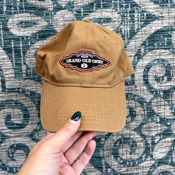 Grand Ole Opry Nashville TN Baseball Cap Hat Eagle Co Cotton Brown - Picture 4 of 7